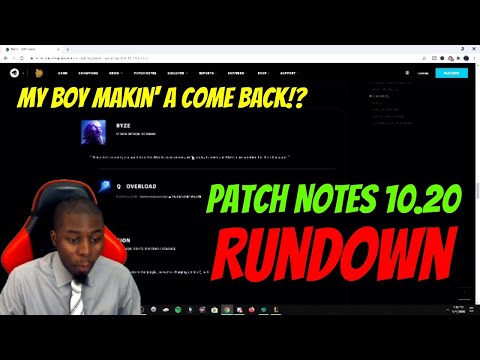 Patch Notes 10.20 League Of Legends
