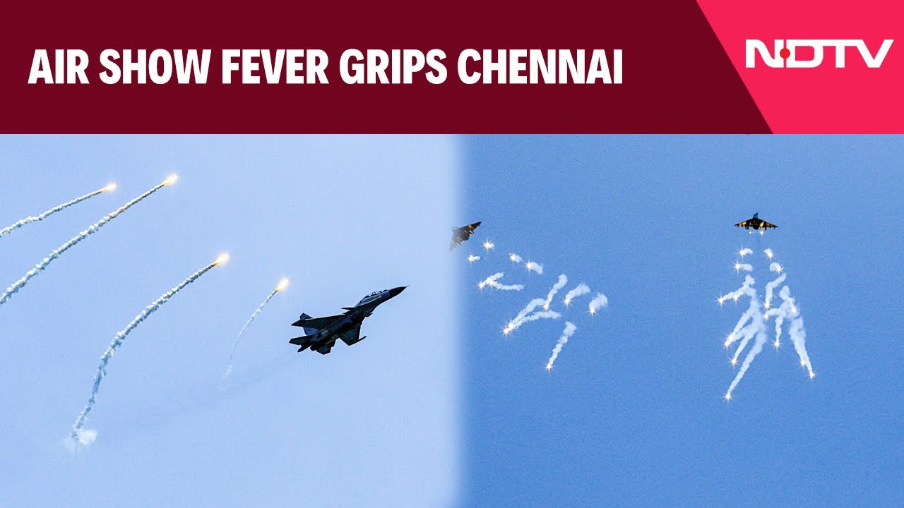 IAF Air Show | IAF Performs Final Rehearsal Ahead Of 92nd Air Force Day In Chennai