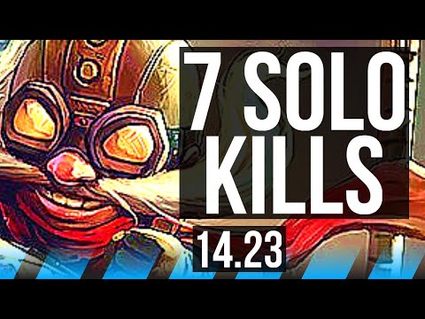 CORKI vs ORIANNA (MID) | 7 solo kills, 8/2/5 | KR Master | 14.23