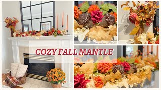 NEW!! FALL 2022 DECORATE WITH ME 🍁 COZY FALL MANTLE IDEAS 🍁