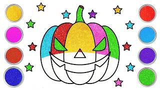 Como Desenhar Uma Abóbora para Halloween 🎃 | Desenho De Halloween | | Chiki Art Brasil