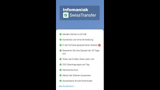 Grosse Dateien einfach, sicher versenden? Swisstransfer (ohne Anmeldun