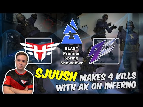 Sjuush makes 4 kills with AK on Inferno, Heroic vs 9z, BLAST Premier Spring Showdown