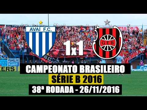 Avaí 1x1 G.E.Brasil - Série B 2016 - 26/11/2016