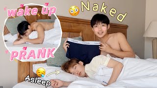 Boyfriend's Special Wake-up Call 🥰 Funny Wake Up Prank 💕 Cute Gay Couple Morning Routine