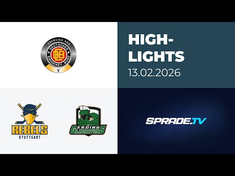 13.02.2026 - Highlights - Stuttgart Rebels vs. Erding Gladiators