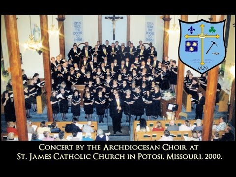 Dr Romeri playing the Wick's Organ at St. James in Potosi