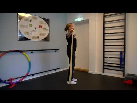 Nakke, skulder og helkropsøvelser med elastik