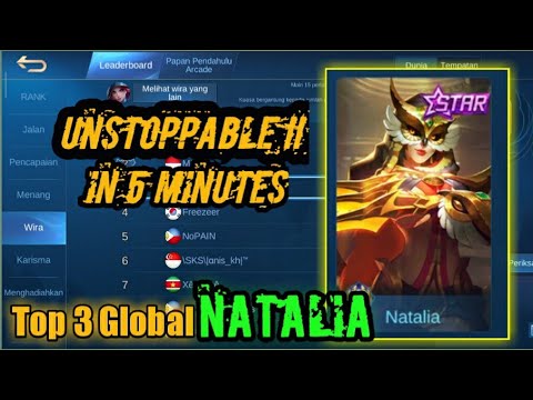 Natalia Beast Mode | Top 3 Global Natalia By m a n n | MLBB | NzrOfficial