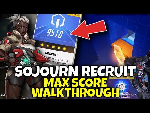 「Hero Mastery」 Sojourn RECRUIT 5 Stars MAX SCORE Walkthrough (Overwatch 2 Guide)