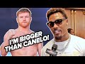 Jermall Charlo says he's bigger than Canelo! Calls him LEGEND & says they will put on a great fight!