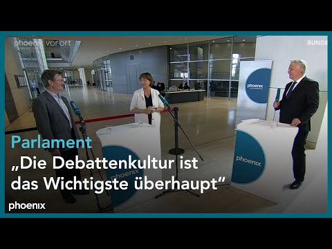 phoenix bundestagsgespräch mit Ulla Schmidt und Hermann-Otto Solms am 25.06.21.