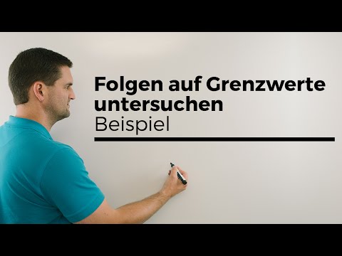 Folgen auf Grenzwerte untersuchen, Beispiel alternierende Folge, Konvergenz | Mathe by Daniel Jung