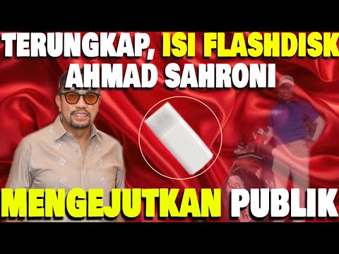 FLASHDISK HILANG, POTRET LAWAS AHMAD SAHRONI BERMUNCULAN