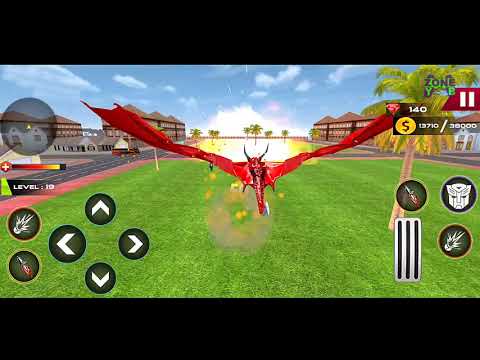 Car Robot Flying Drone Dragon Transform Game 2021 #4 - Android Gameplay