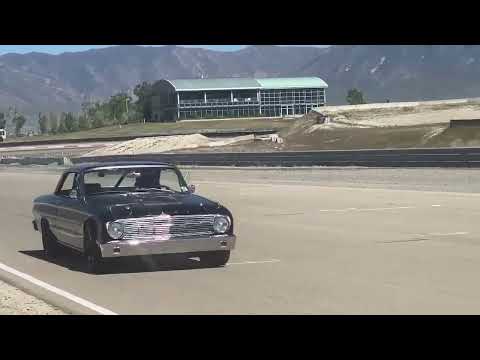 Voodoo Falcon roaring down the straights at Utah Motorsports Campus. - 63.5 Falcon, gt350r , ford