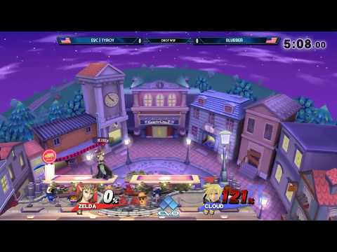 E2C | Tyroy (Zelda) vs BluBBer (Cloud) - R1 Pools