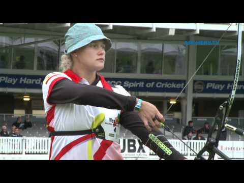 Alice Ingley v Magali Foulon – recurve women’s 1st round | London 2012 Olympic Test Event