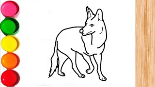 How to Draw a Coyote Easy Step by Step