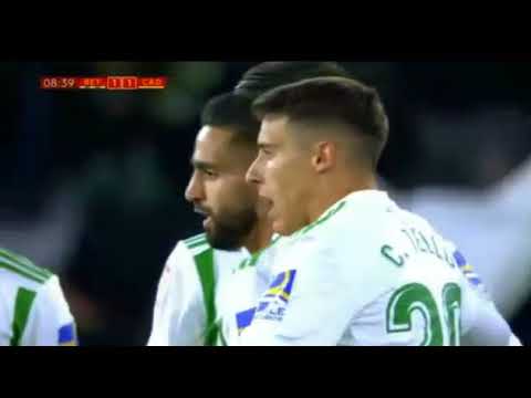 Amazing  Free  Kick Goal Boudebouz R vs Real Betis vs Cadiz CF 1-1 30.11.2017