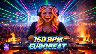 Download lagu 160 BPM Hyper Eurobeat Mix ⚡ Neon DJ Energy | Aurora Radiant Code #07 mp3