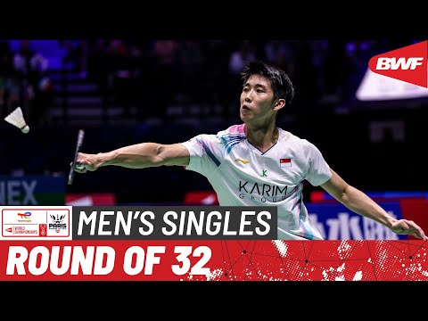 BWF World Championships 2025 | Loh Kean Yew (SGP) [9] vs. Kalle Koljonen (FIN) | R32