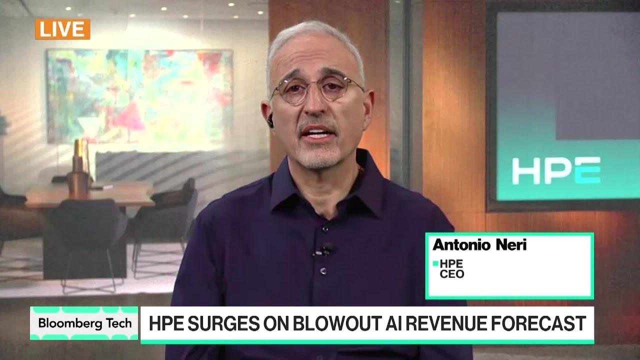HPE CEO Neri on Blowout AI Revenue Forecast, Pricing and Strategy - Bloomberg Technology