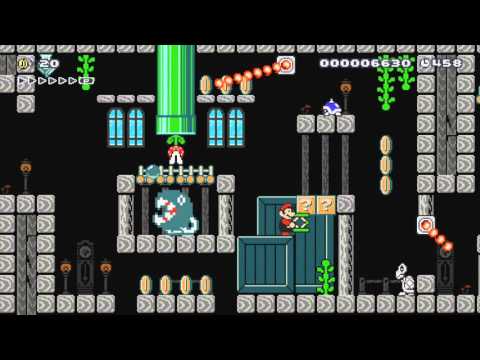 Kamek's Ghost House by Mama Luigi - Super Mario Maker - No Commentary 1AF