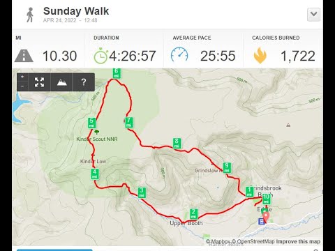 Kinder Scout via Jacobs Ladder 24.04.2022