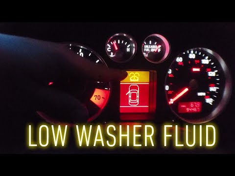 YouTube video about: How to reset low washer fluid light?
