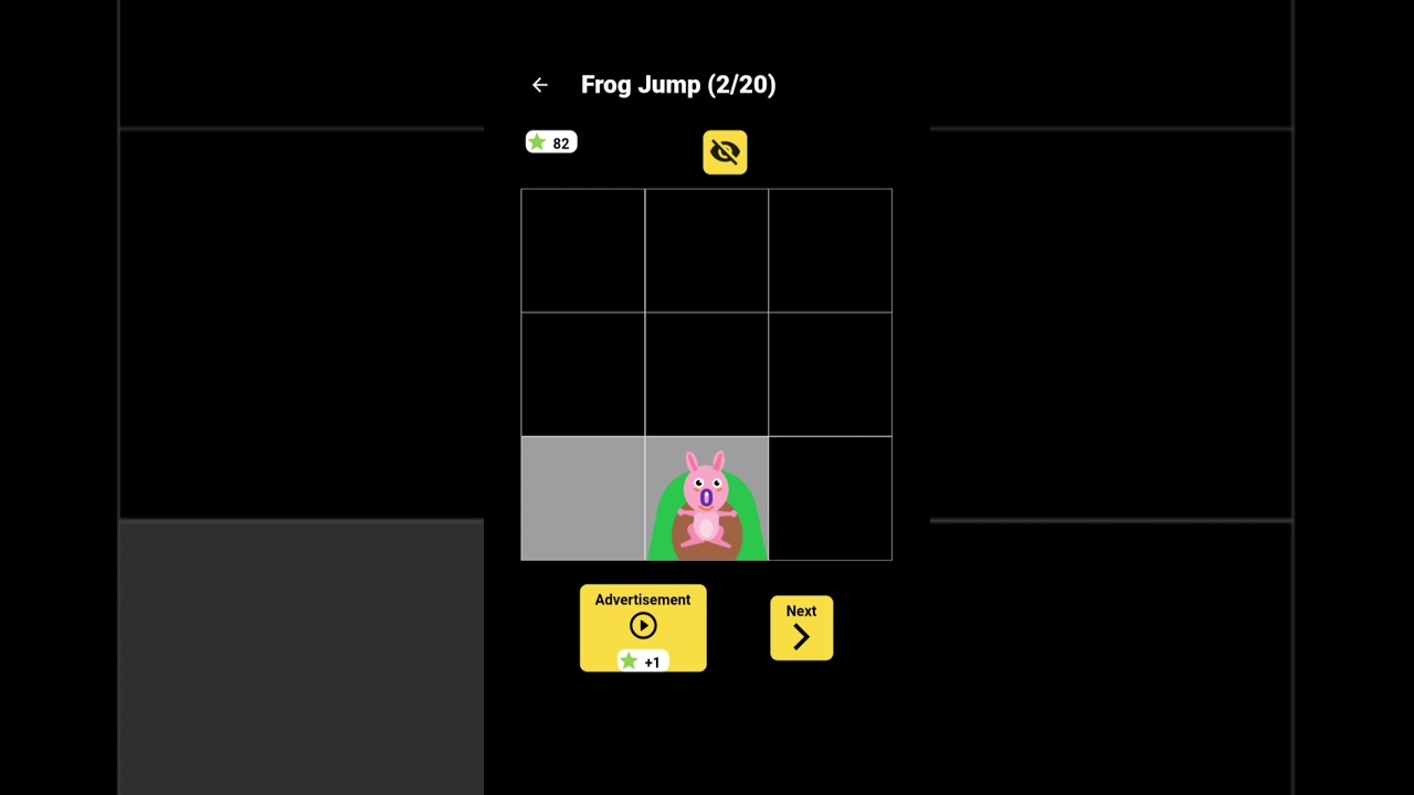 [Frog Jump]Funny Board Puzzle Game made with Flutter. #shorts