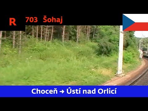 Jízda vlakem R 703 ŠOHAJ - 28.7.2011 [480p]