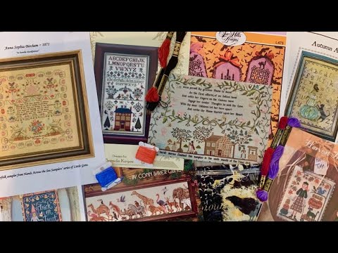 Flosstube Video #108 - April Stitching & Plans