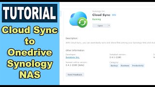 Cloud Sync setup to OneDrive | Synology NAS Setup