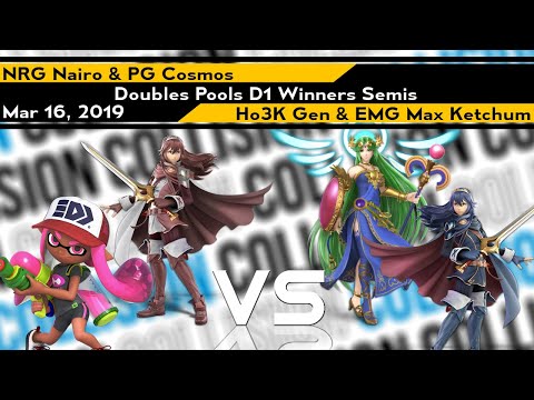 [Smash Ultimate] Collision 2019 (Doubles Pools) - Nairo & Cosmos vs Gen & Max Ketchum