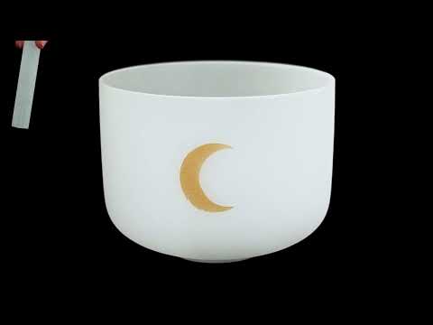 Meinl 12" Synodic Moon Crystal Singing Bowl (PCSB12MSY) | Unlimited Singing Bowls