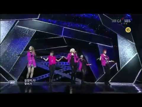 120212 G1 SBS Live SPICA - Russian Roulette HOT DEBUT