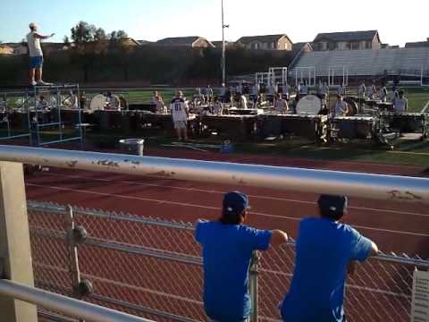 Blue Devils 2011 - Percussion Rehearsal - Summer of '77 (opener)