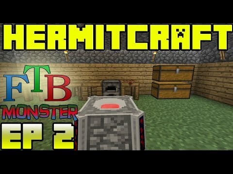 Hermitcraft FTB Monster - Ep2 - Blood Magic Altar