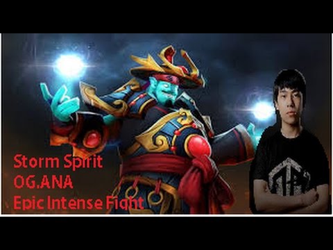 Storm Spirit Epic 9k Gameplay - Dota 2 - OG.Ana - An intense Game