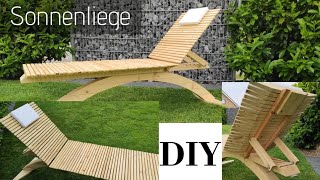 Gartenliege selber bauen/Sonnenliege/Wellnessliege/Poolliege/Couch/DIY Gartenmöbel