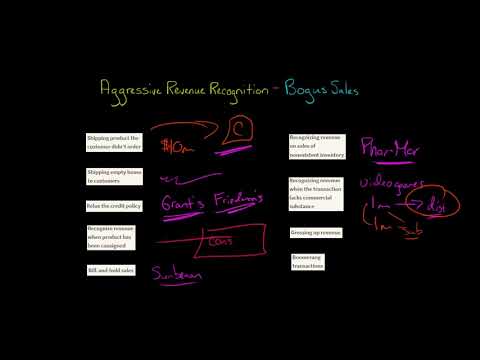 Aggressive Revenue Recognition Part 2