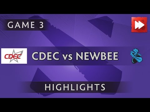 CDEC Gaming vs Newbee [Game 3] ESL One Genting 2017 - Dota Highlights