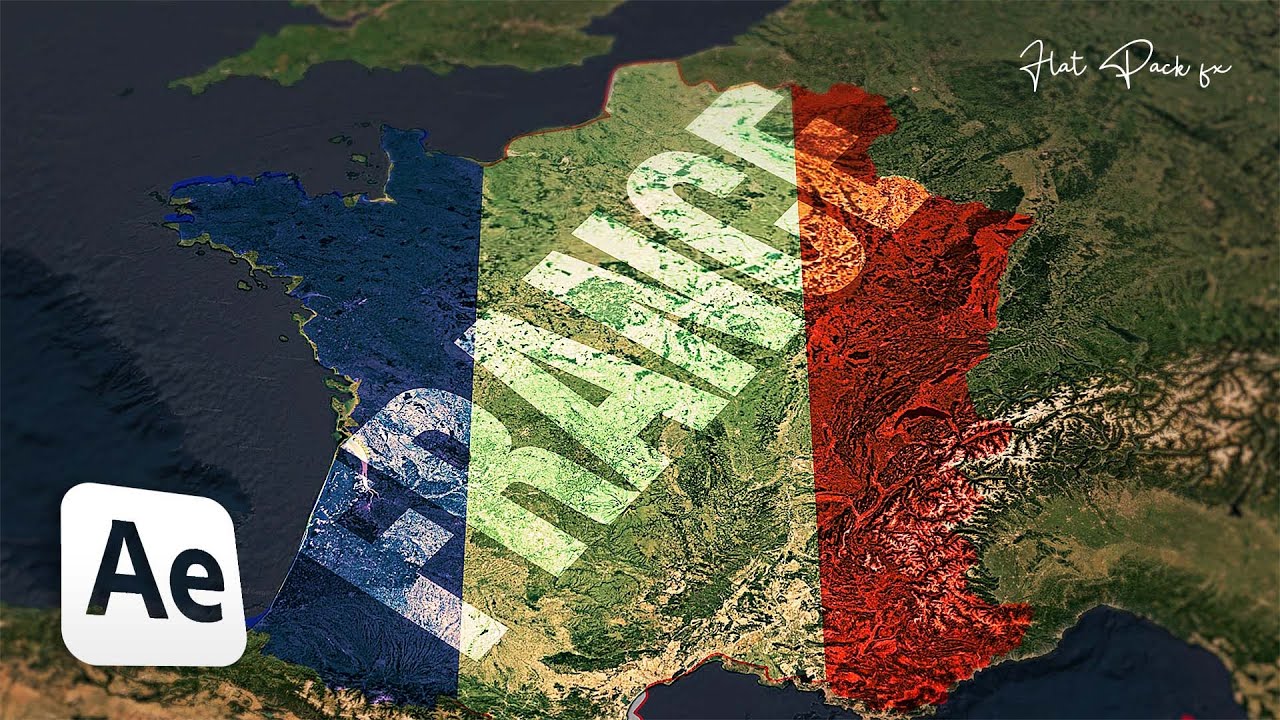 Create AWESOME VOX Style Map // Google Earth Studio & After Effects 2022