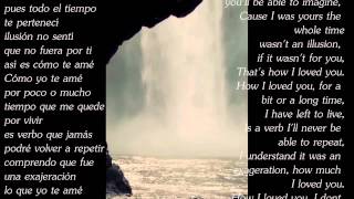 Cómo Yo Te Amé ~ Luis Miguel (Lyrics On Screen)