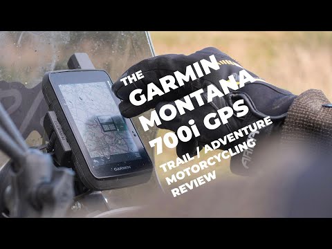 The Garmin Montana 700i review for trail, dualsport and adventure motorcycling