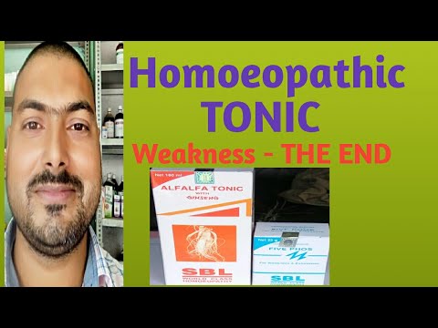 Homoeopathic Tonic for Weakness & Exhaustion