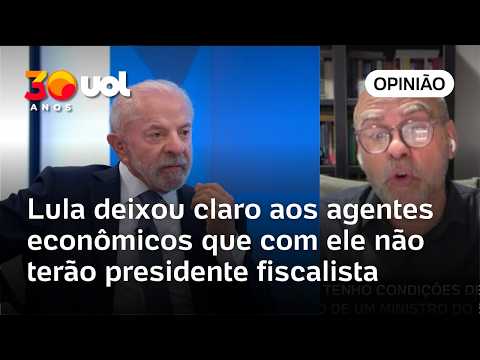 Lula deixou claro aos agentes econômicos que com ele não terão presidente fiscalista | Borges