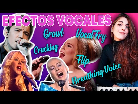 Vocal Effects - Vocal Fry, Breathing Voice, Growl, Cracking, Flip - Examples and Exercises