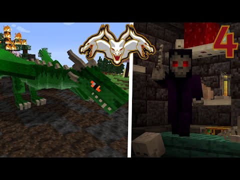 Dragons Are Chasing Me & This Guy Is Crazy - Ep4 - Crazy Craft Updated (Minecraft)